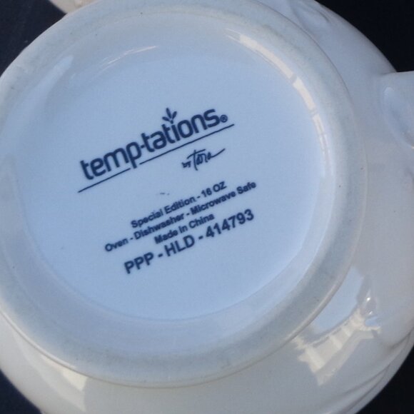 TEMPTATIONS Cups by Tara 16 oz Set of 4. Limited Addition - Picture 4 of 9